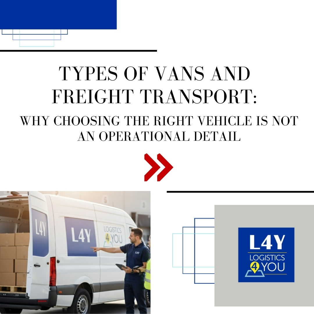 Types of Vans and Freight Transport: Why Choosing the Right Vehicle Is Not an Operational Detail